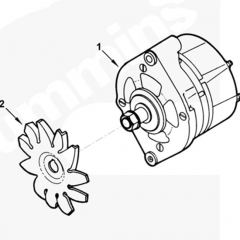 DCEC 4BT 6BT engine charging alternator 3920678 spare parts
